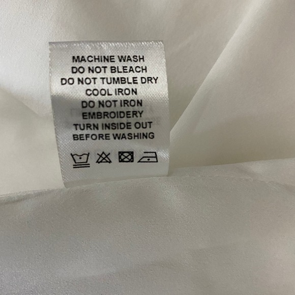 Tularosa Mini Dress Women's M White Lace Mesh Sheer A Line Beach Boho Summer - Picture 6 of 6